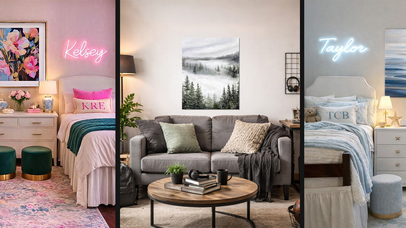 7 Affordable Large Wall Art Secrets That Instantly Elevate Your Dorm Room ✨ - Campus Greek Fit