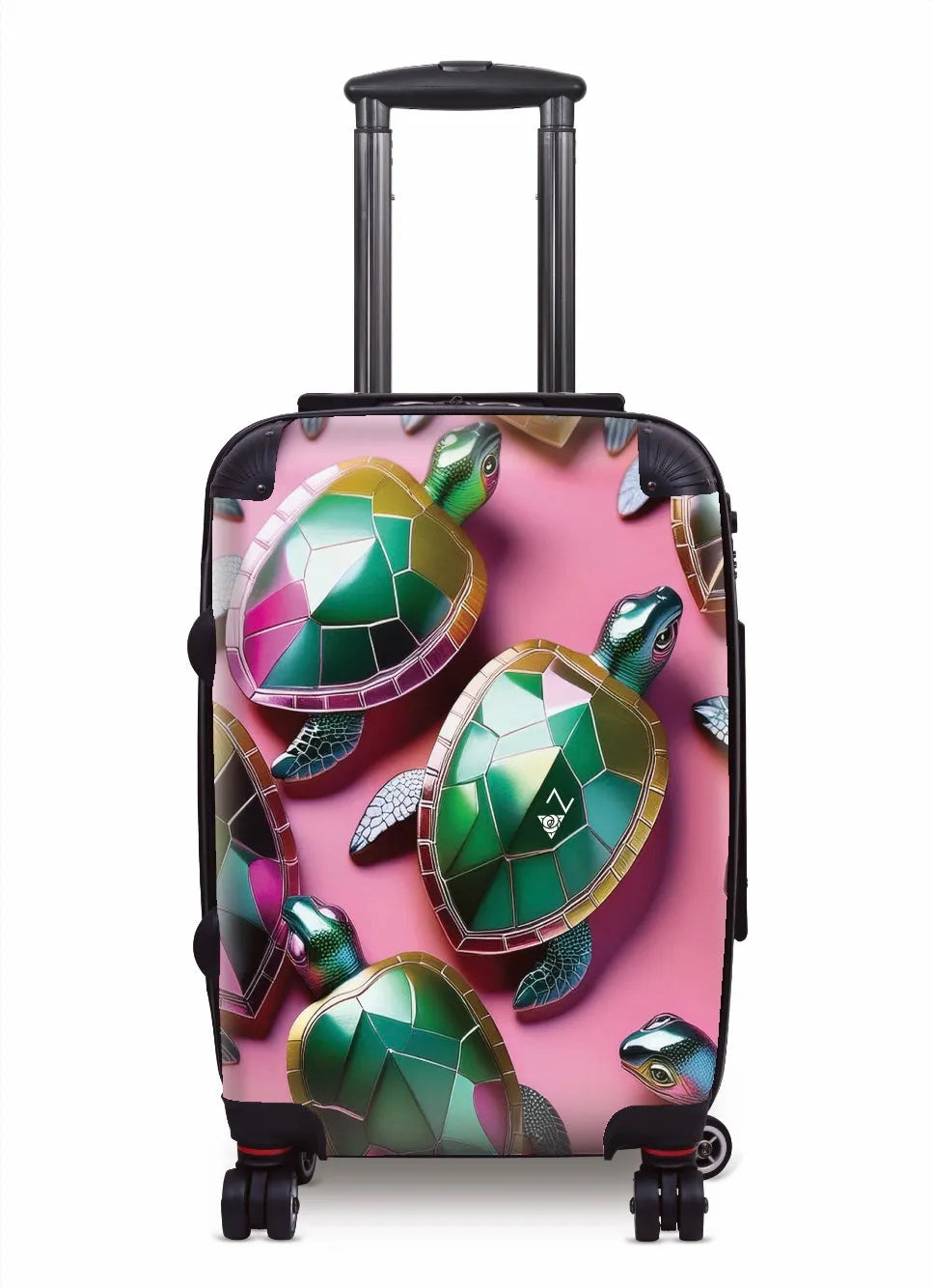 Delta Zeta Carry-on Suitcase - Jeweled Turtles Suitcases