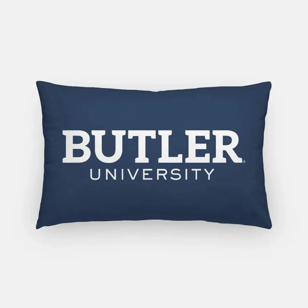 Butler University Blue Lumbar Pillow Cover Pillow Covers