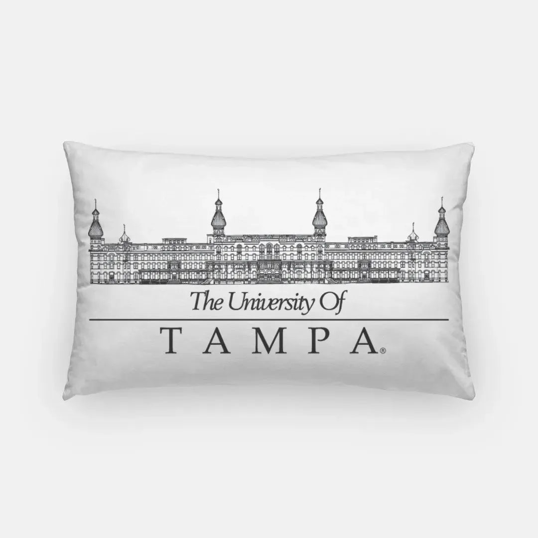 University of Tampa Lumber Pillow Cover - Plant Hall Pillow Covers