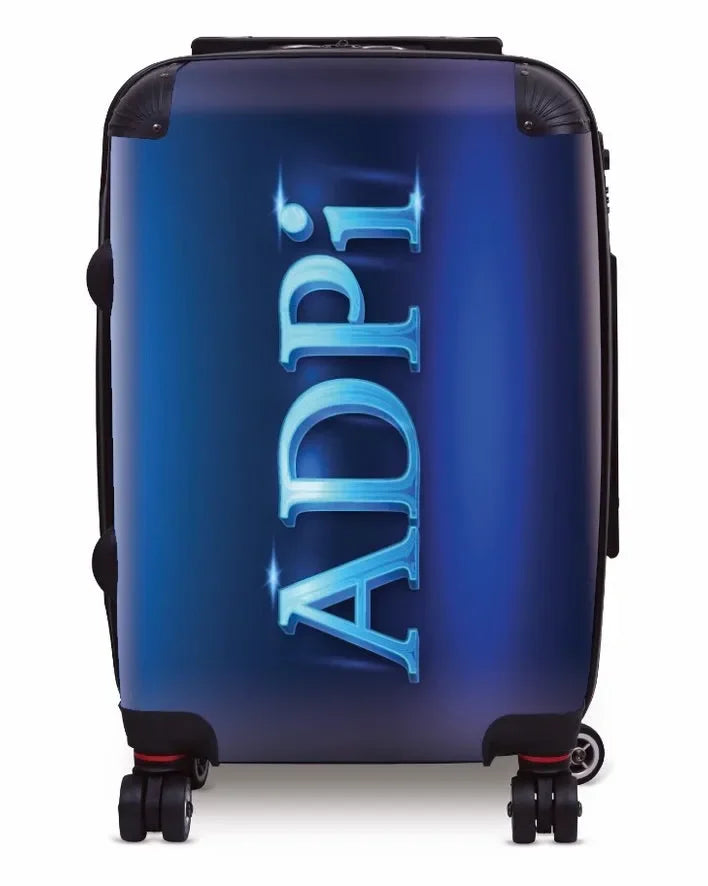 Alpha Delta Pi Carry-on Suitcase - Neon Suitcases