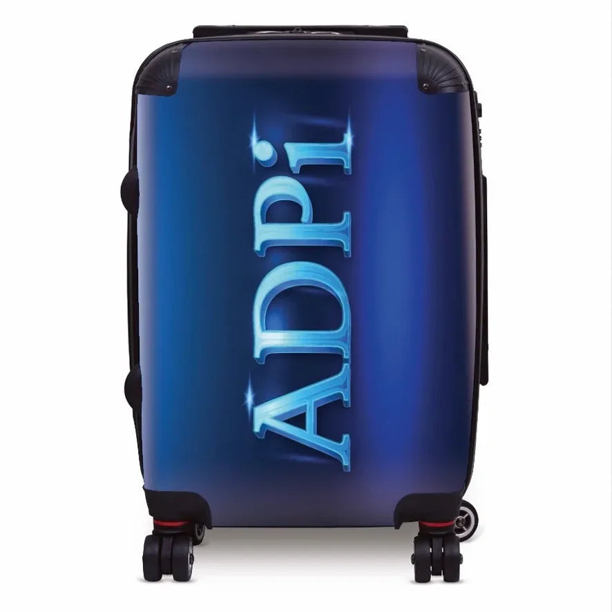 Alpha Delta Pi Carry-on Suitcase - Neon Suitcases