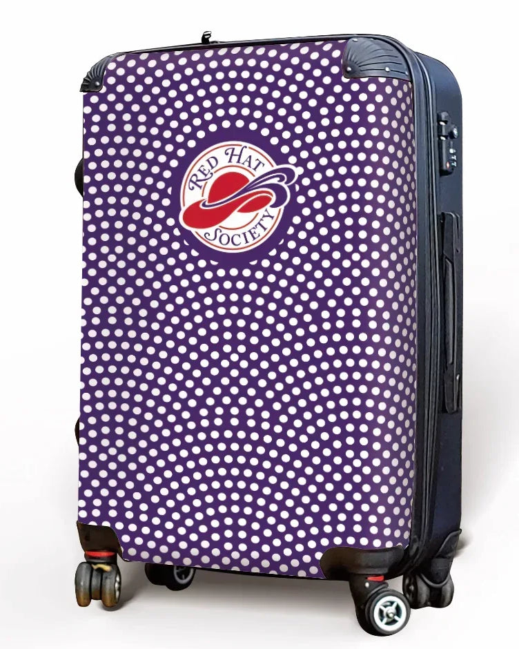 Red Hat Society Carry-on Luggage - Dots Suitcases