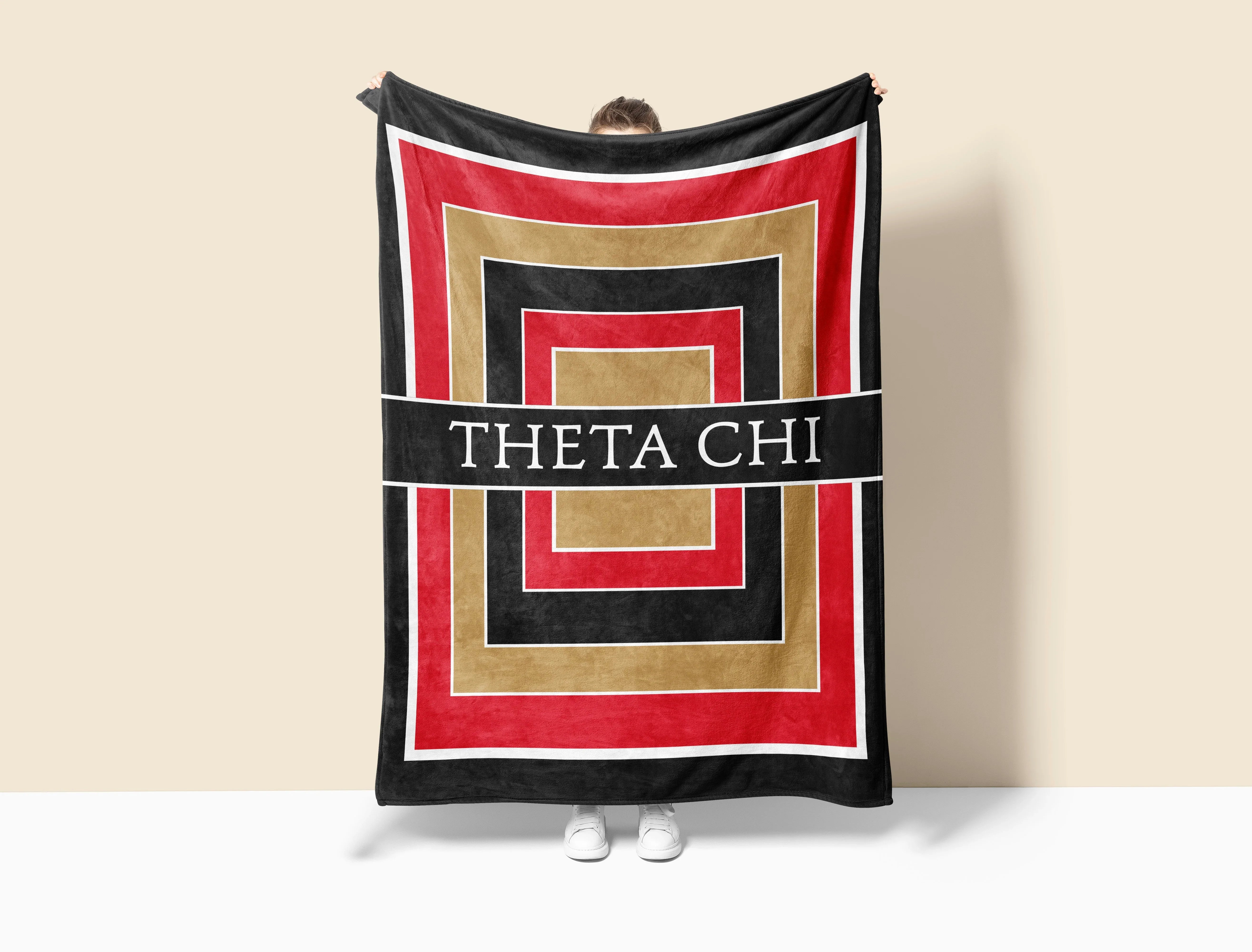 Theta Chi XL 60x80 Sherpa Blanket - Geo | Official Gift Shop