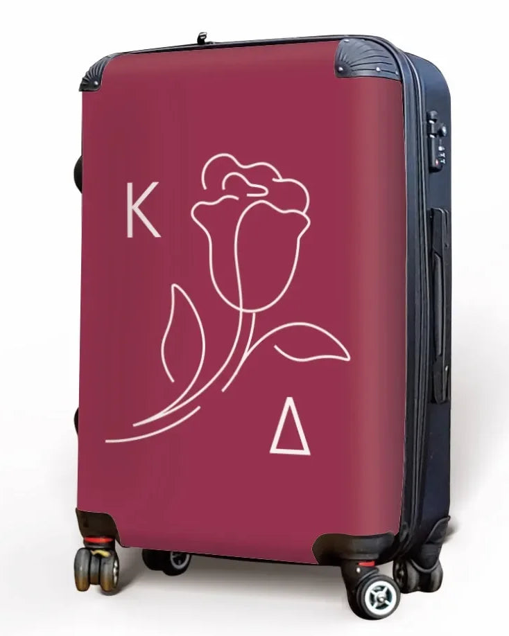 Kappa Delta Carry-on Suitcase - Rose Icon Suitcases