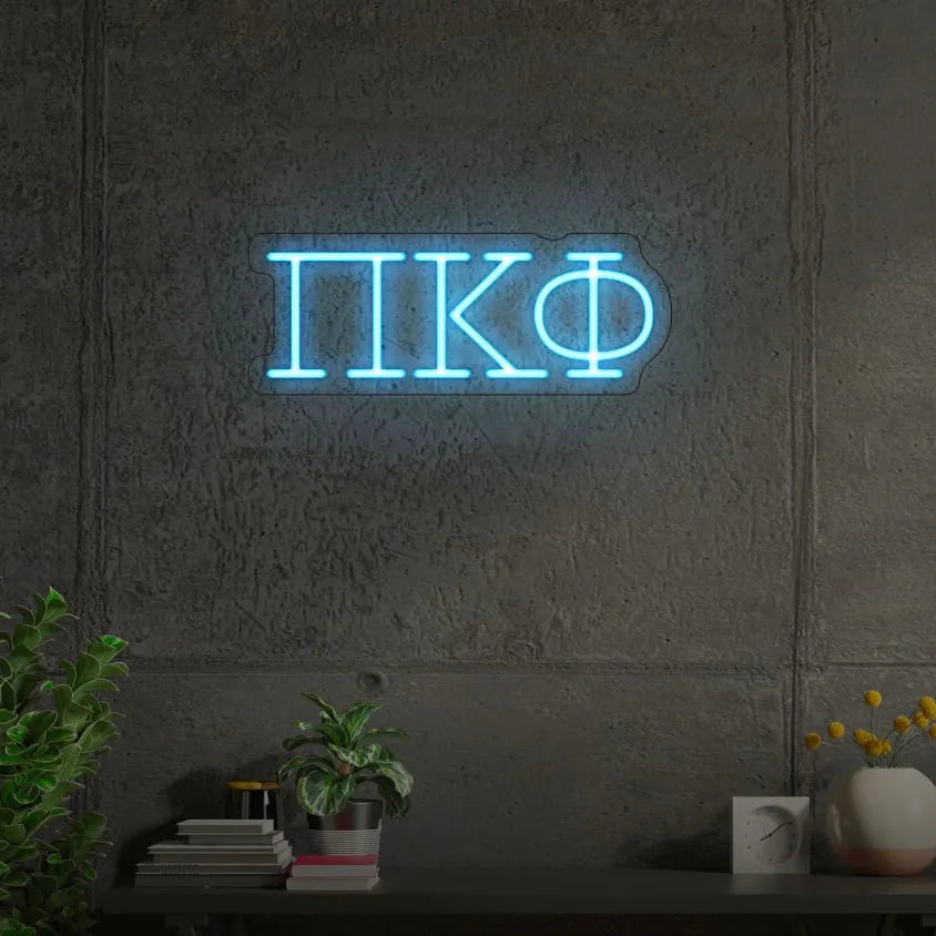 Pi Kappa Phi LED Neon Sign w/ Dimmer Medium Neon Signs