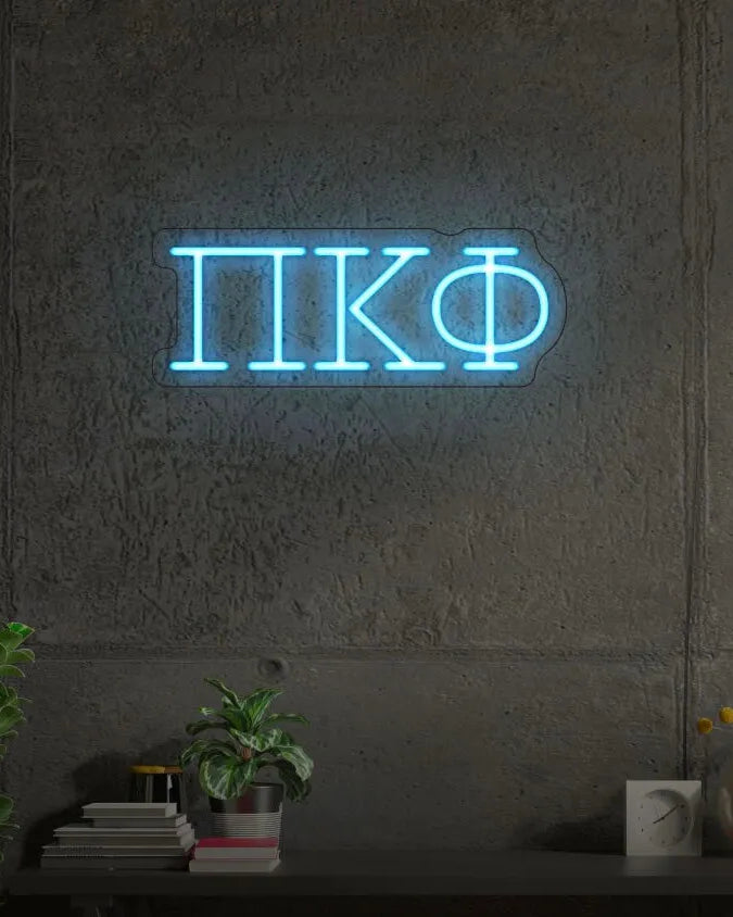 Pi Kappa Phi LED Neon Sign w/ Dimmer Medium Neon Signs