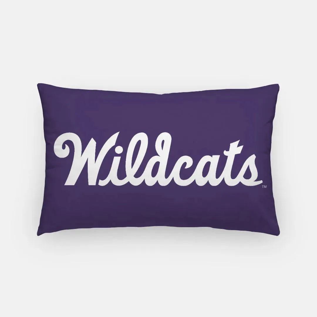 Kansas State Wildcats Lumbar Pillow Cover -Purple Pillow Covers