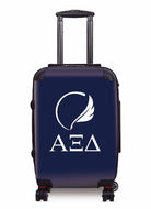 Alpha Xi Delta Carry-on Suitcase - Greek Letters & Quill