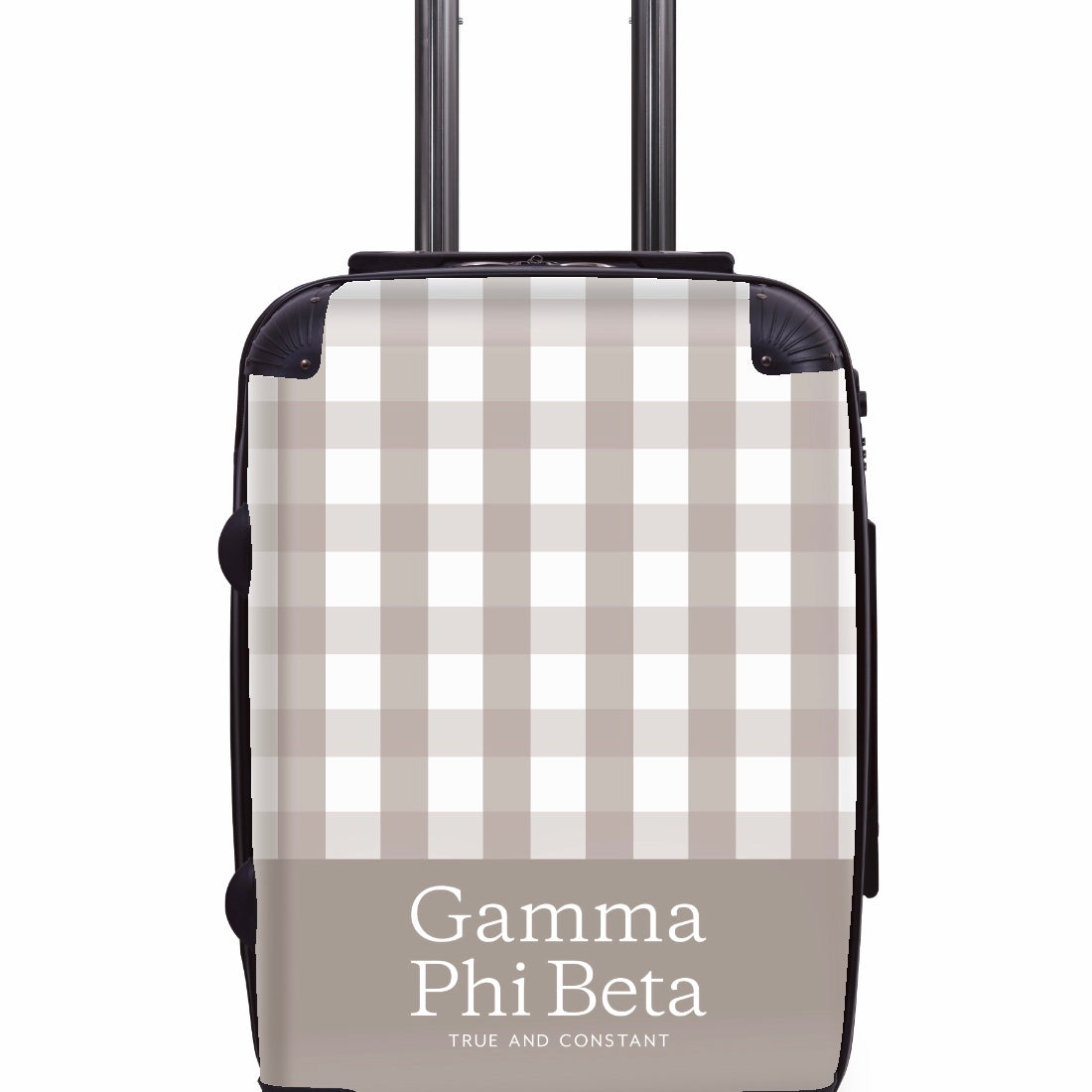 Gamma Phi Beta Carry-on Suitcase -Gingham A-La-Mode Suitcases