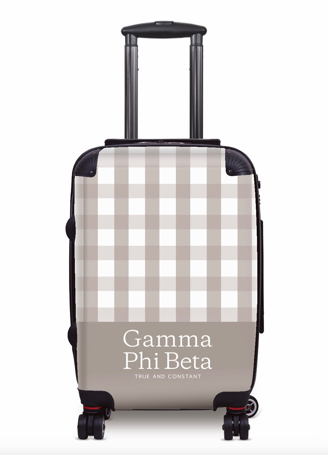 Gamma Phi Beta Carry-on Suitcase -Gingham A-La-Mode Suitcases
