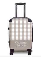 Gamma Phi Beta Carry-on Suitcase -Gingham A-La-Mode Suitcases