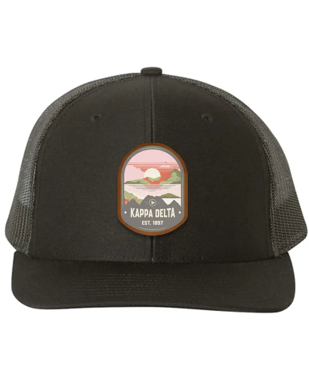 Kappa Delta Richardson 112 UV Print Leatherette Patch Trucker Hat - Ventura Trucker Hat