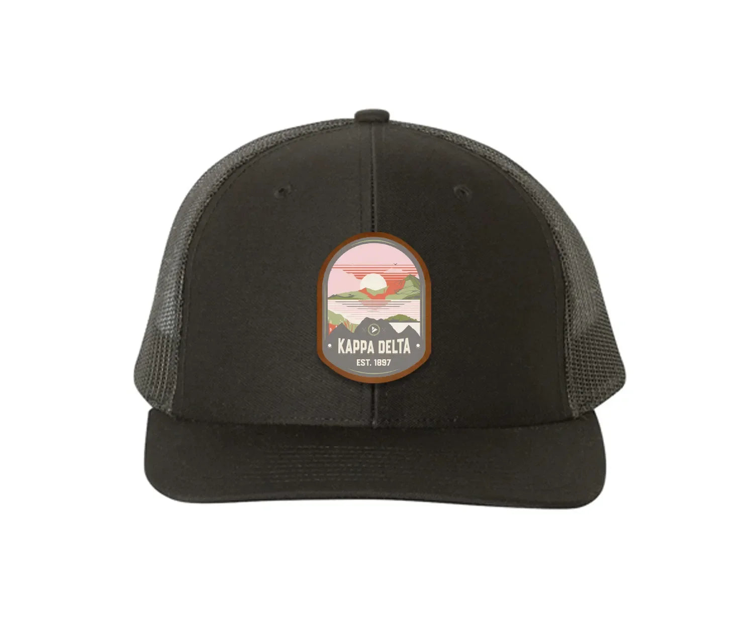 Kappa Delta Richardson 112 UV Print Leatherette Patch Trucker Hat - Ventura Trucker Hat