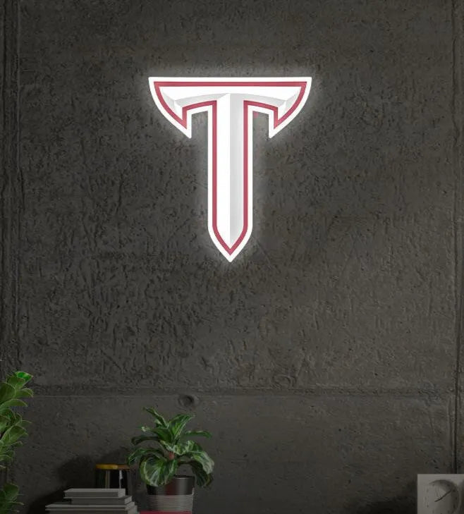 Troy University LED UV Print Neon Sign w/ Dimmer - 20" Neon Signs