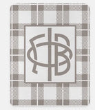 GPhiB XL 60x80 Plaid Sherpa Blanket A La Mode Throw Blankets