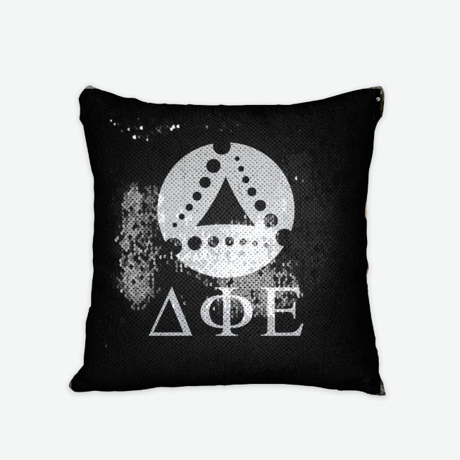 Delta Phi Epsilon Sequin Pillow Cover | DPHIE Gifts & Decor