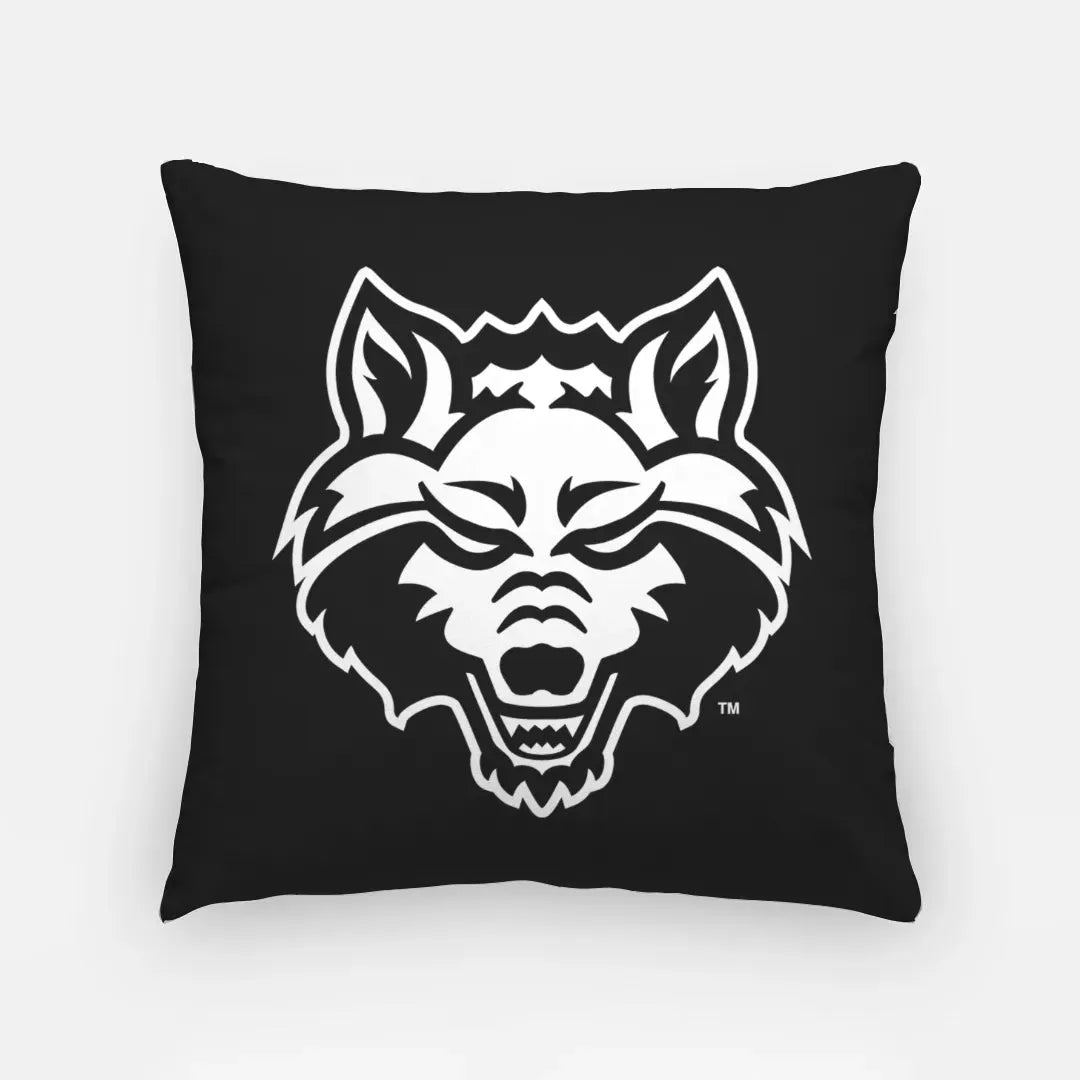 Arkansas State University 18" Throw Pillow Cover Pillow Covers