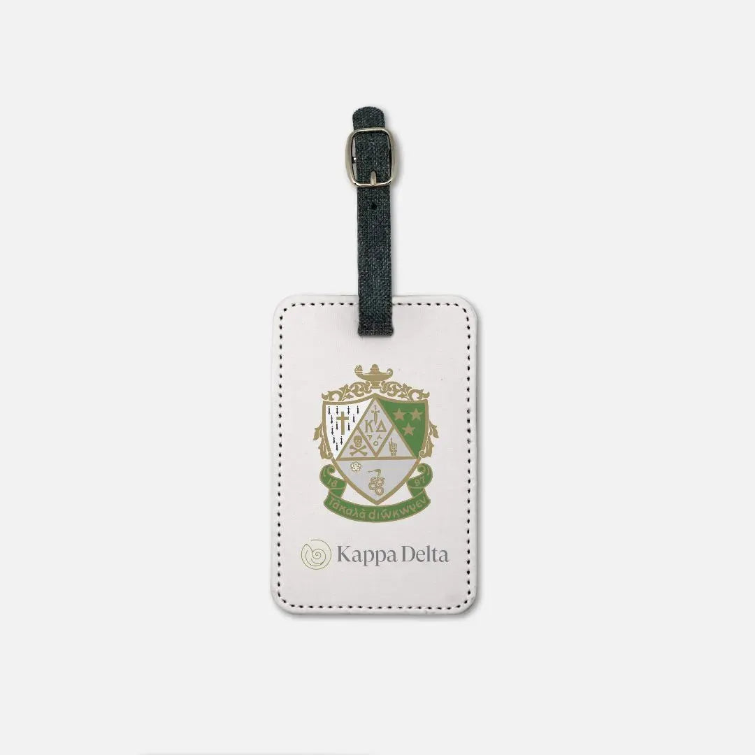 Kappa Delta Luggage Tag (Set of 2) Crest Luggage Tags