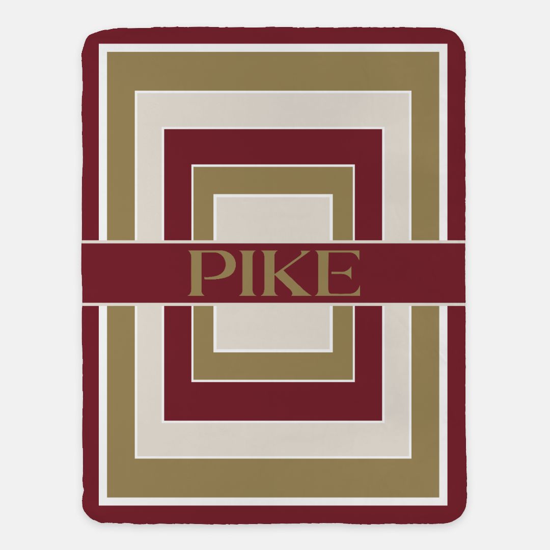 PIKE XL 60x80 Sherpa Blanket XL 60x80 - Geo Default Title Throw Blankets