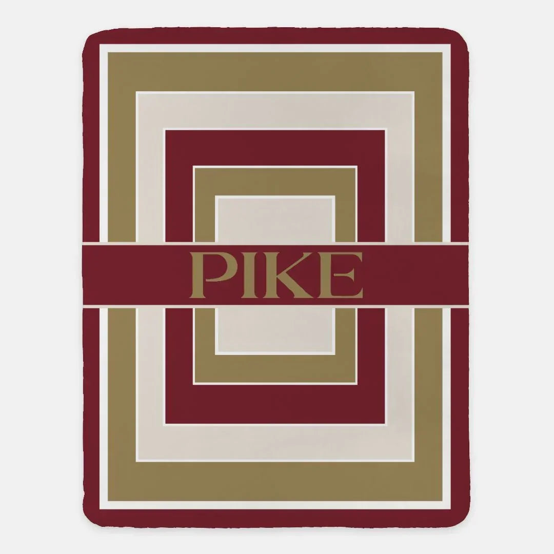 PIKE XL 60x80 Sherpa Blanket XL 60x80 - Geo Default Title Throw Blankets