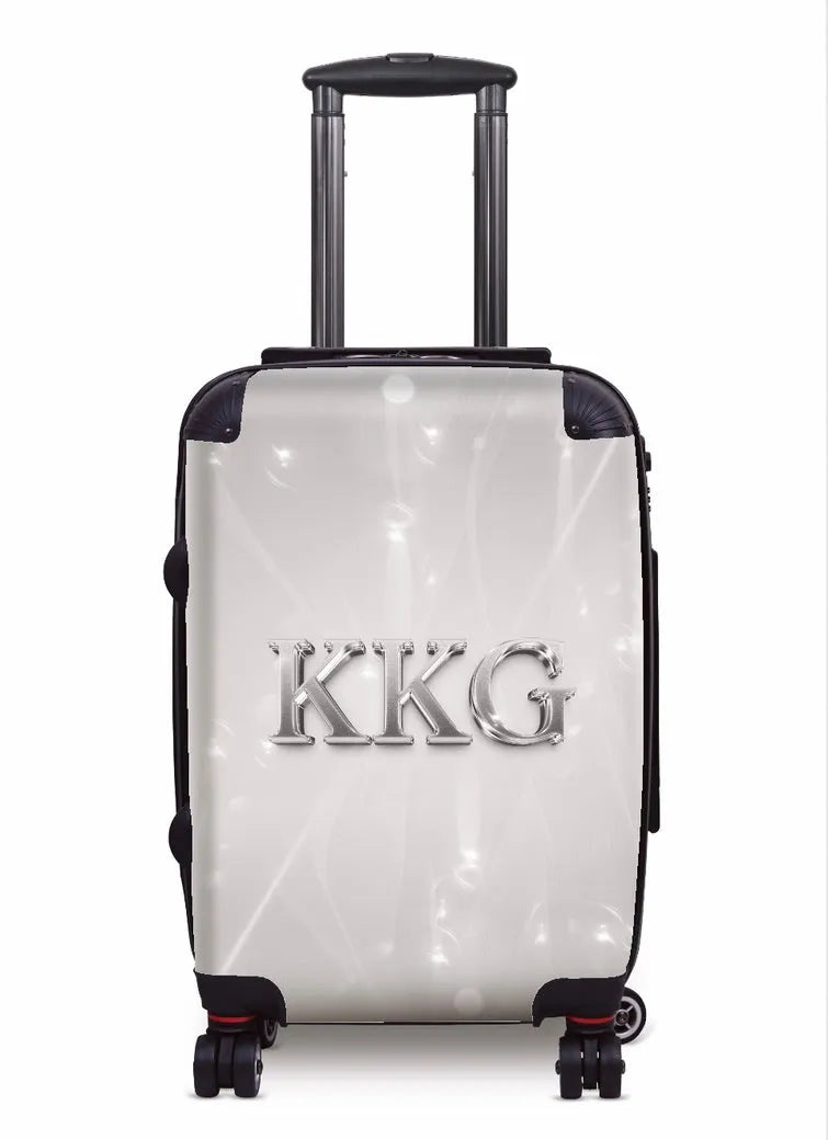 Kappa Kappa Gamma Carry-on Suitcase - Silver Suitcases