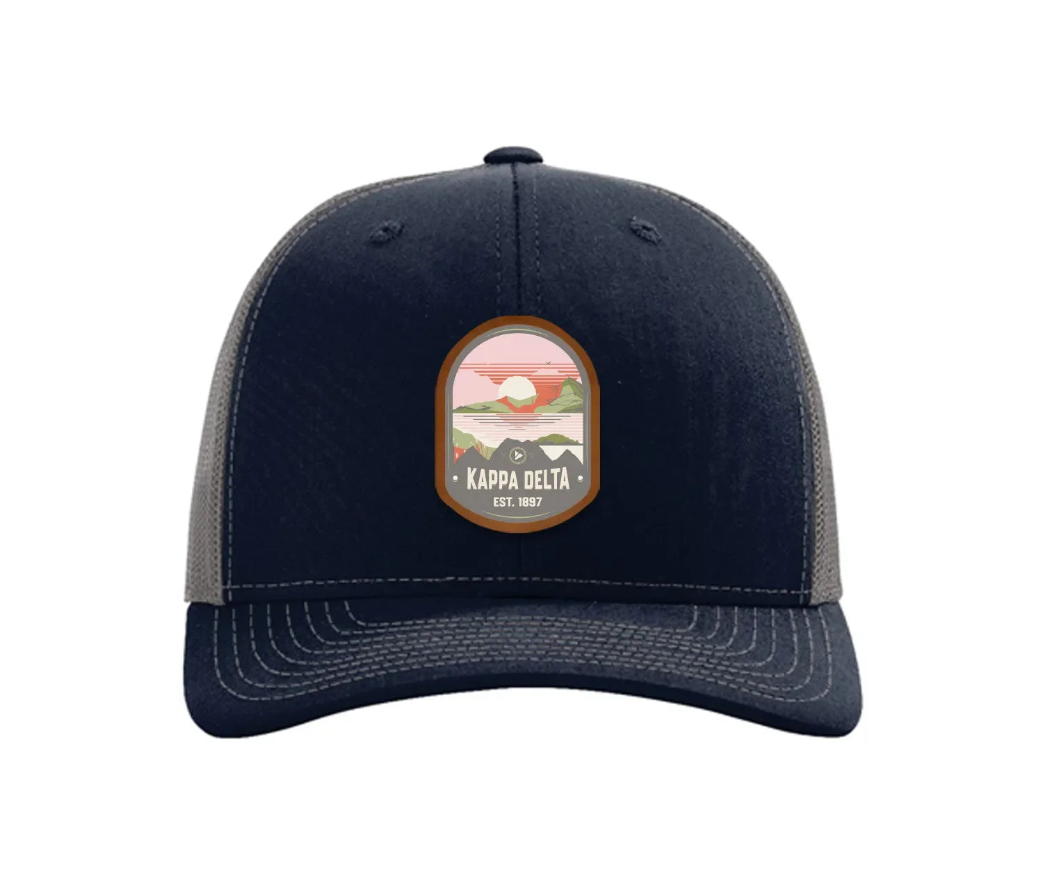 Kappa Delta Richardson 112 UV Print Leatherette Patch Trucker Hat - Ventura Trucker Hat