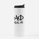 Alpha Phi Traditional Tumbler 16 oz. White Drinkware