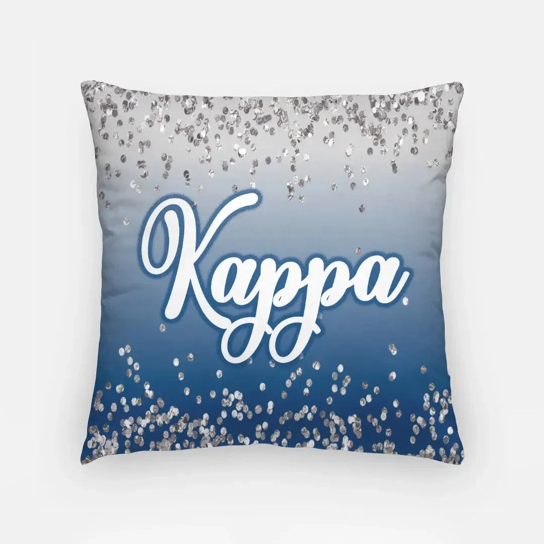 Kappa 18" Glitter Throw Pillow Cover Pillow Covers