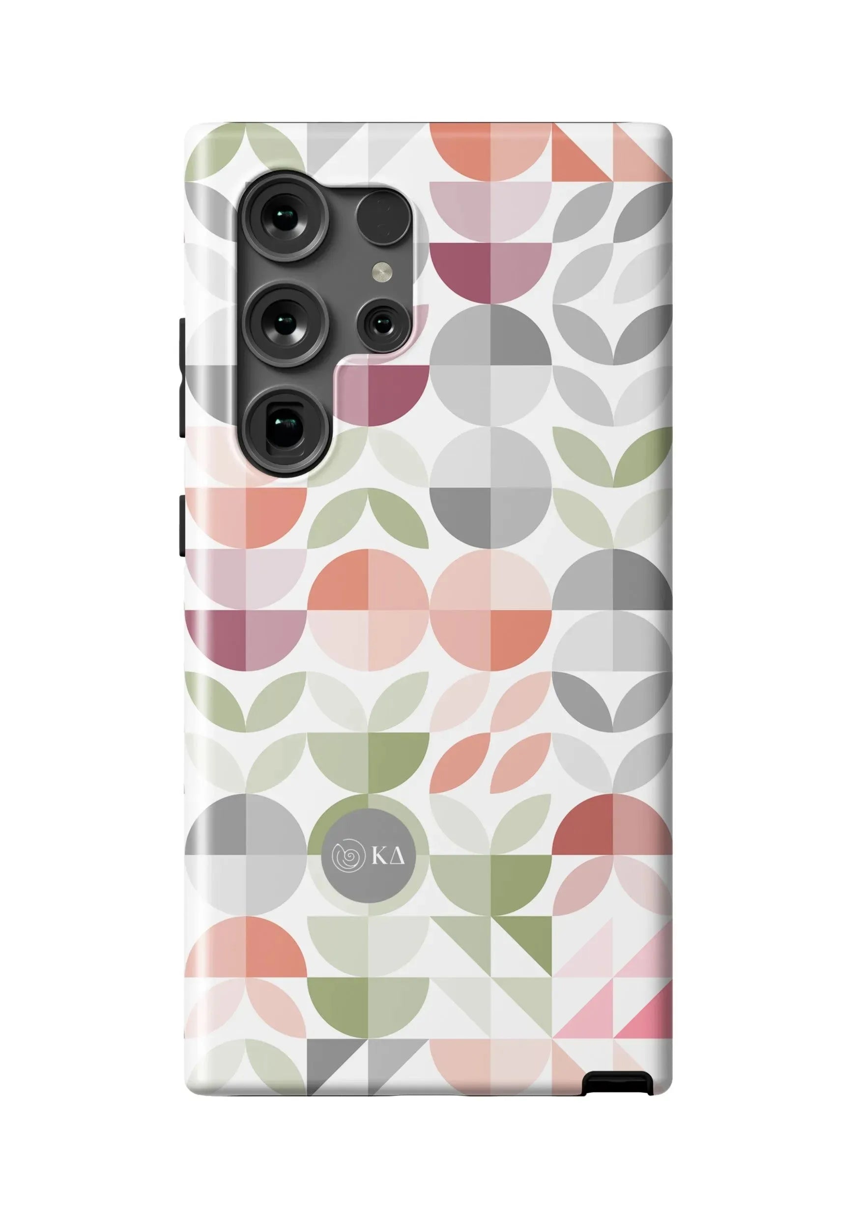 Kappa Delta Samsung Galaxy 24, 23 Mobile Phone Case - Geo Petals Matte Mobile Phone Cases