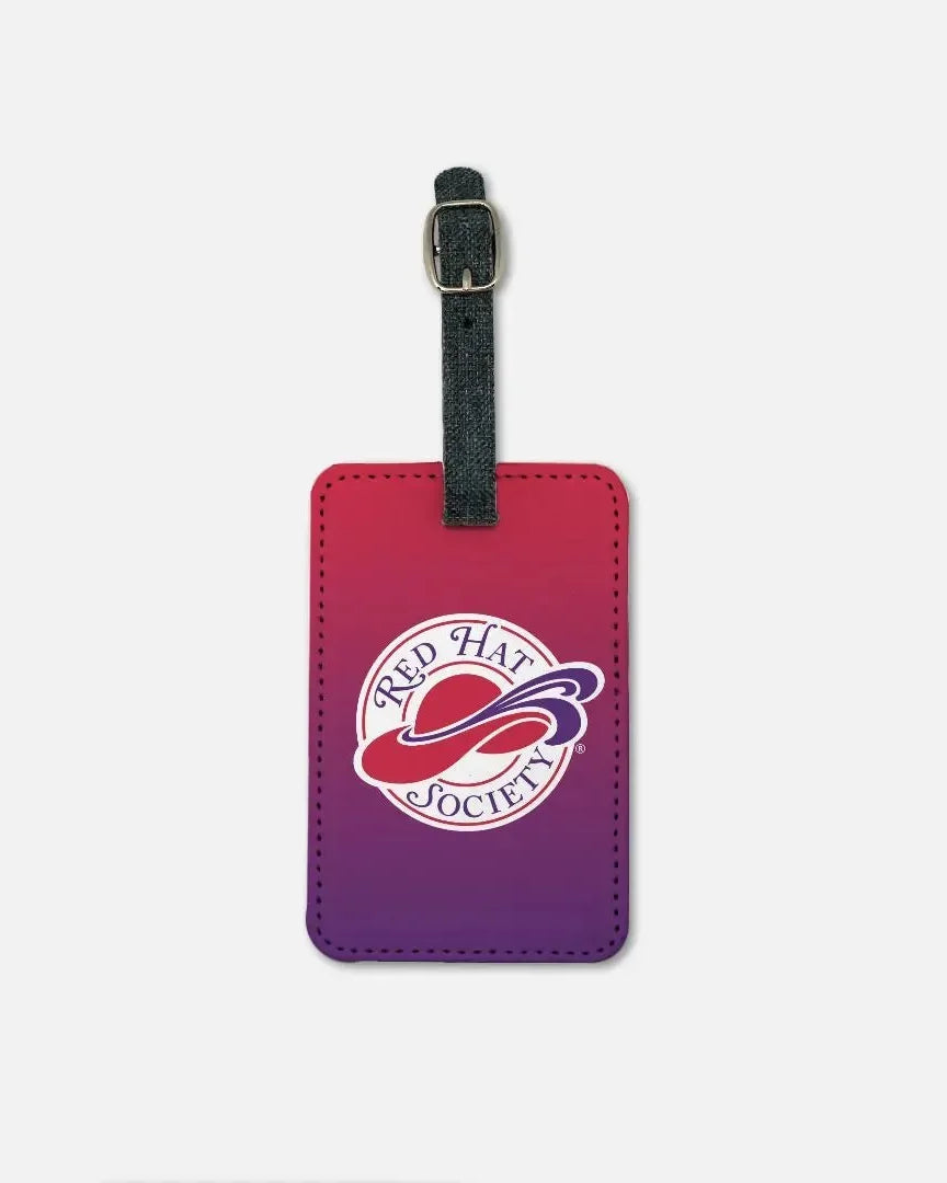 Red Hat Society Luggage Tag (Set of 2) - Gradient Luggage Tags