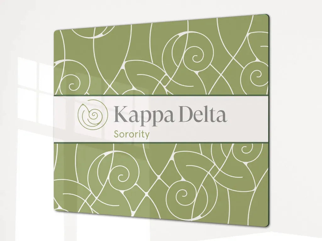 Kappa Delta Charcuterie Board Party Tray Cheeseboard - Nautilus Pattern Serveware