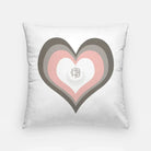 Gamma Phi Beta 18" Heart Throw Pillow Cover Pillow Covers