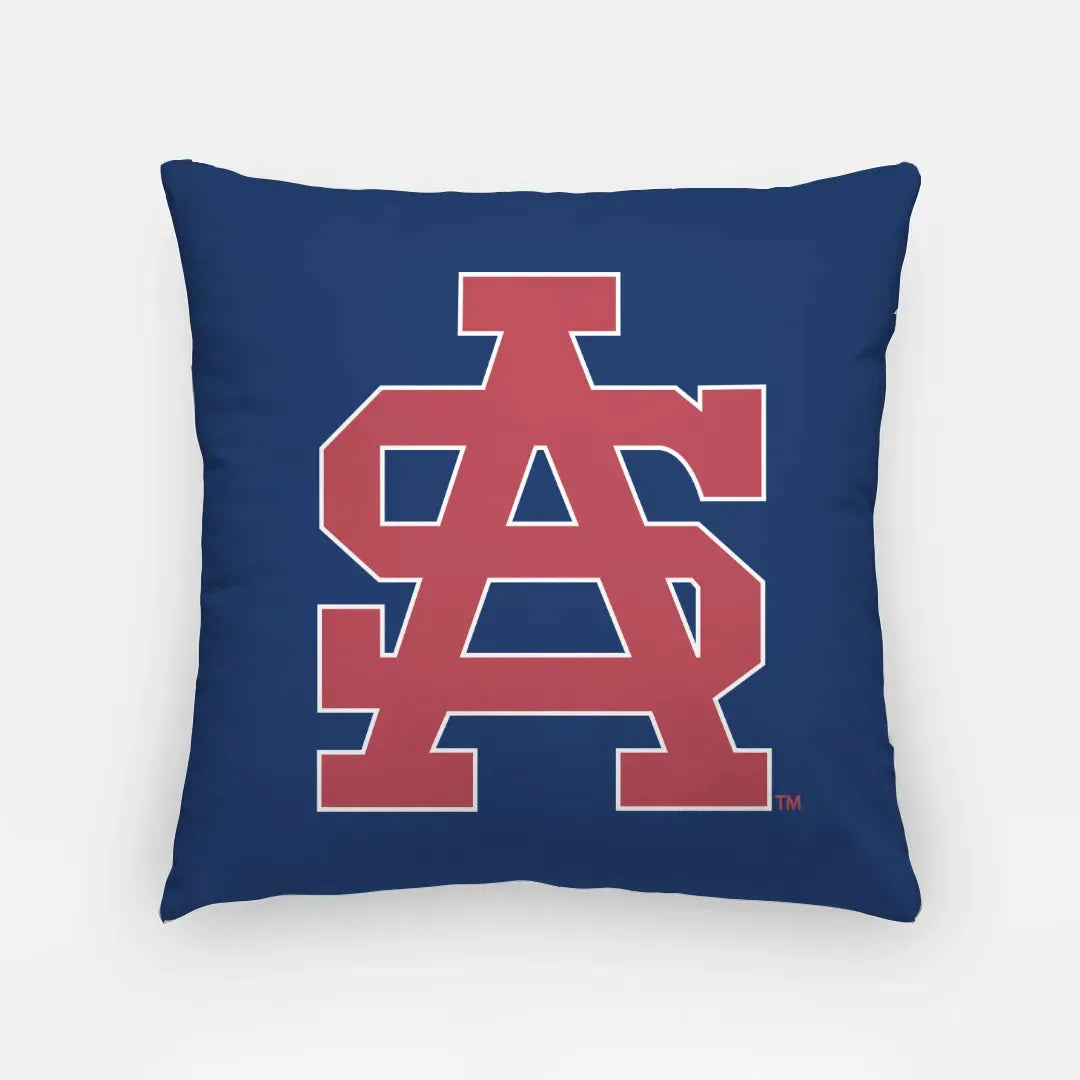 South Alabama 18" Throw Pillow Cover - Red USA SA Letters Pillow Covers