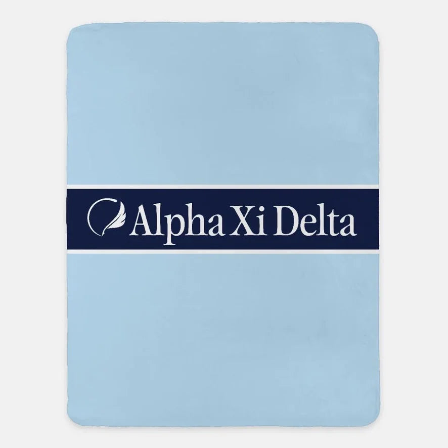 Alpha Xi Delta Traditional Blanket XL 60x80 | AXiD Gifts