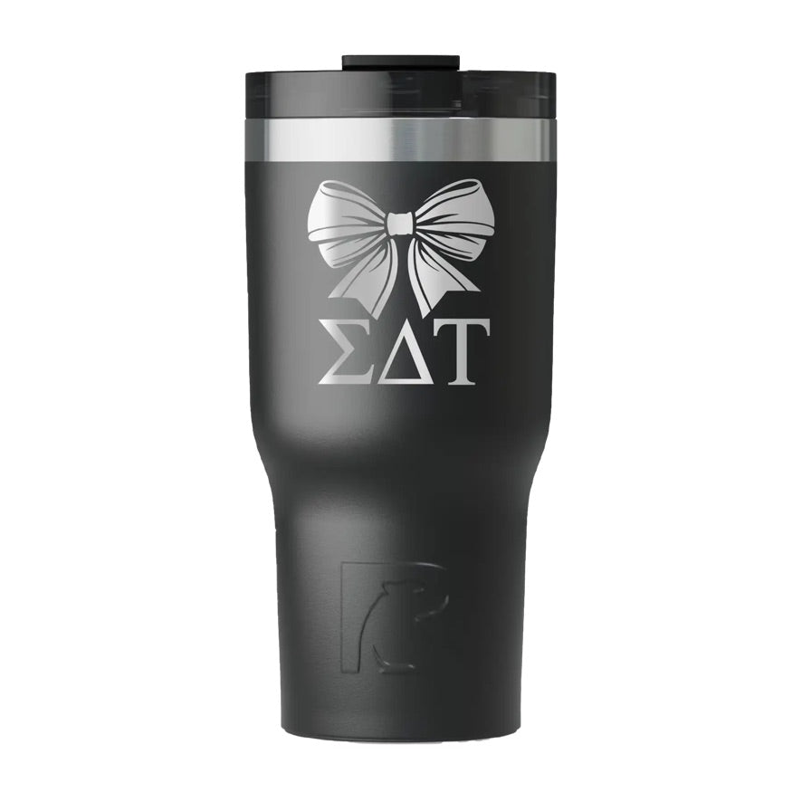 Sigma Delta Tau RTIC 20 oz Essential Ceramic Lined Tumbler - Bow