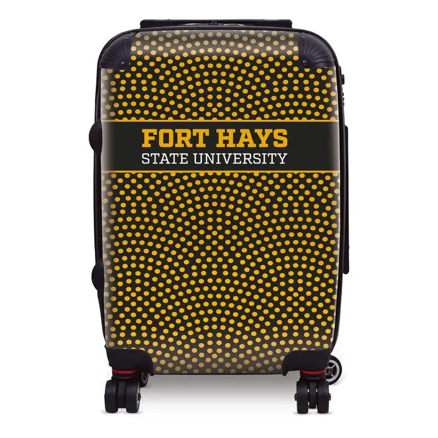 FHSU Carry-On Suitcase - Dots Suitcases
