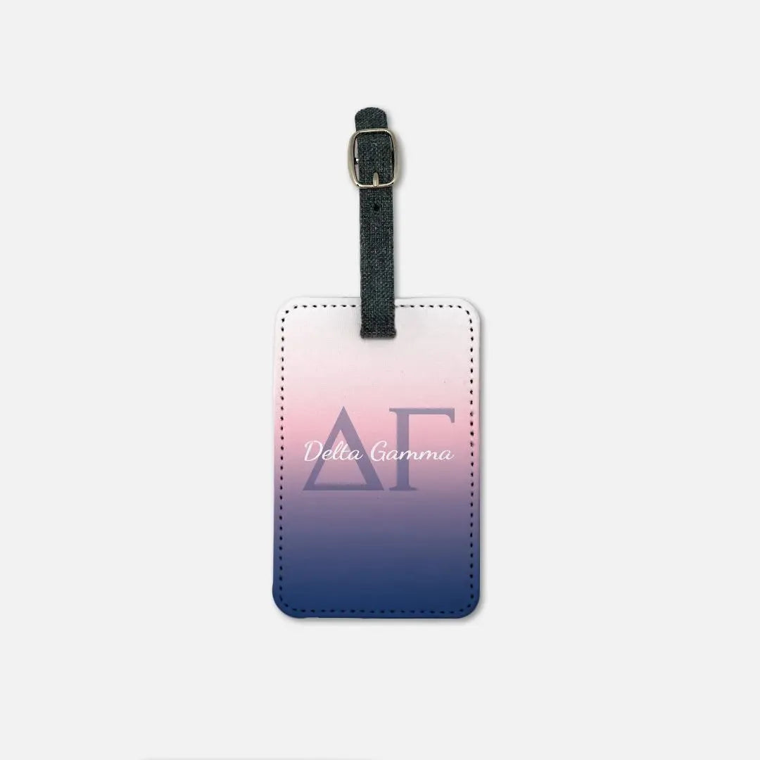 Delta Gamma (Set of 2) Luggage Tags - Gradient Luggage Tags