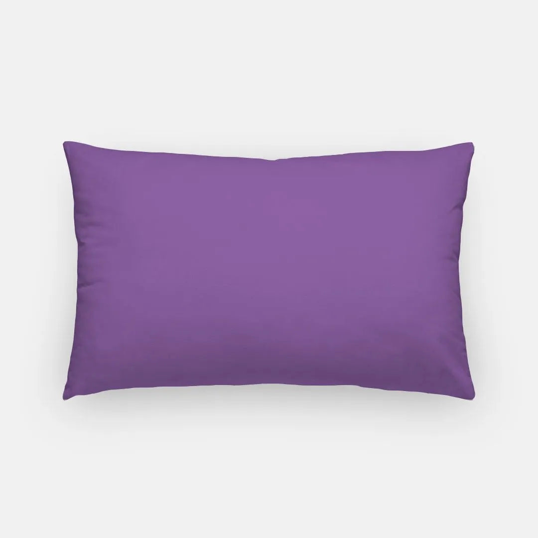 Tri Sigma Violet Frame Lumbar Pillow Cover Pillow Covers