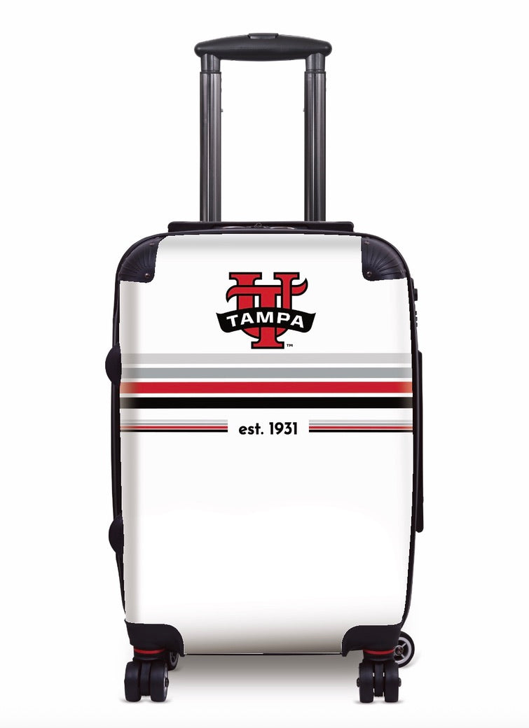Tampa Spartans Carry-on Luggage - Preppy Stripes Suitcases