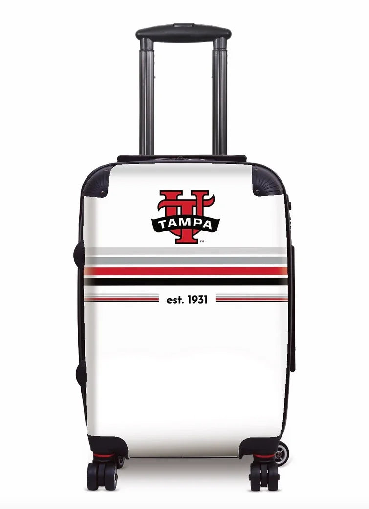 Tampa Spartans Carry-on Luggage - Preppy Stripes Suitcases
