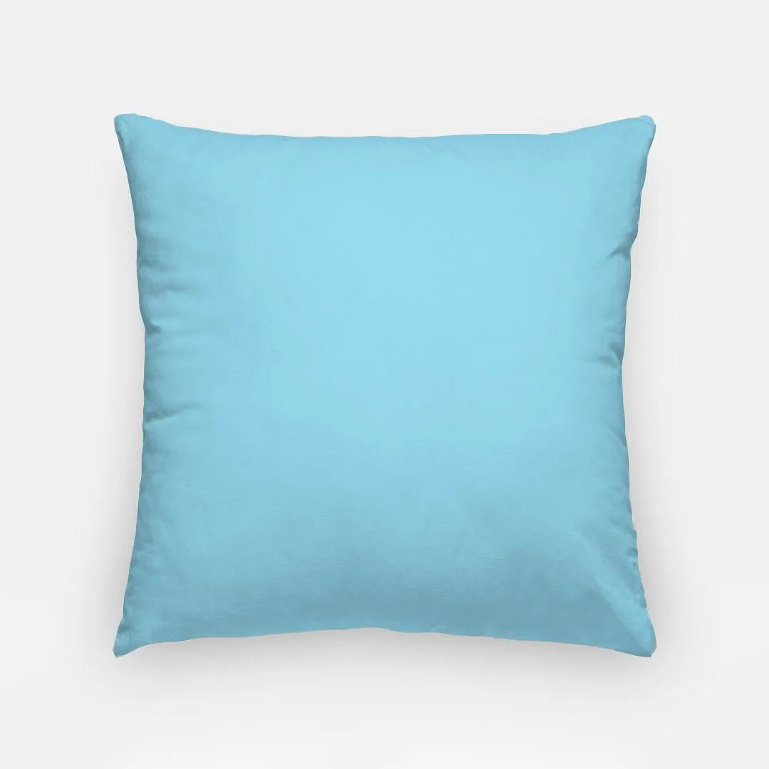 Flat Leaf Floral Monogram Pillow Cover 18" Pillow Covers