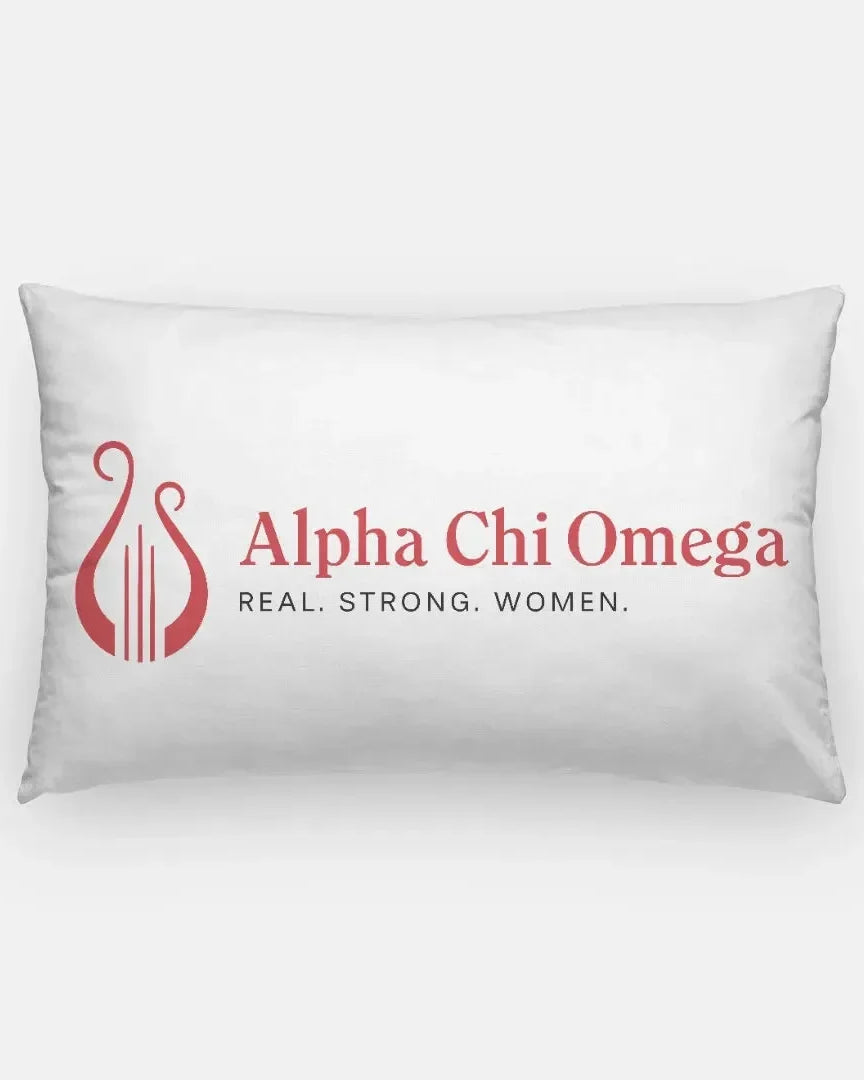 Alpha Chi Omega Traditional Lumbar Pillow Cover Pillow Covers