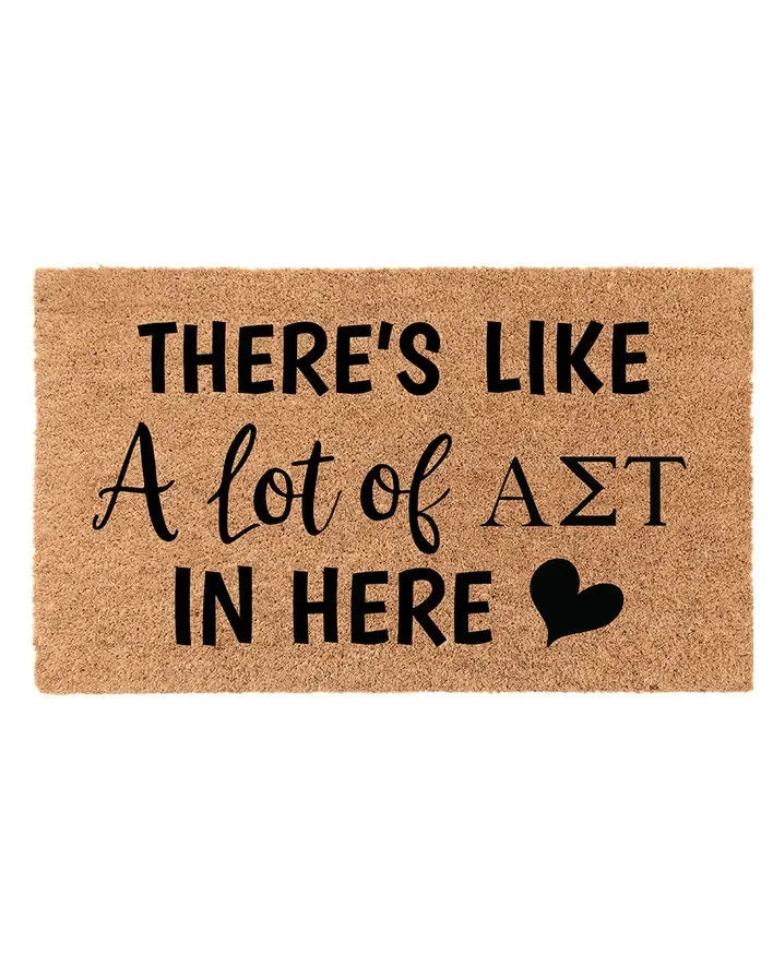 Alpha Sigma Tau Coir Doormat - A Lot of Door Mats