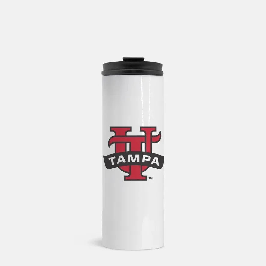 University of Tampa Thermal Tumbler 16 oz. - UTampa Banner White Drinkware