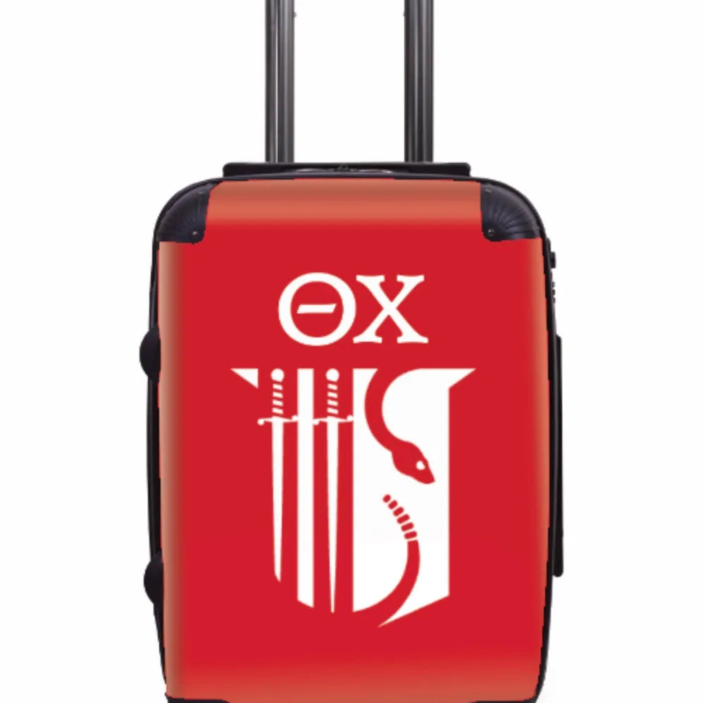 Theta Chi Carry-on Suitcase - Shield Red Suitcases
