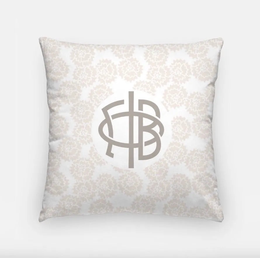 GPhiB 18" Throw Pillow Cover - Carnation A La Mode Pillow Covers