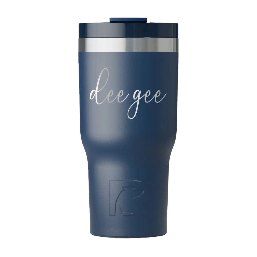 Dee Gee RTIC 20 oz Essential Ceramic Lined Tumbler - Script