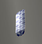 Geo Circles - Silver & Blue Skateboard Deck Skateboard Deck