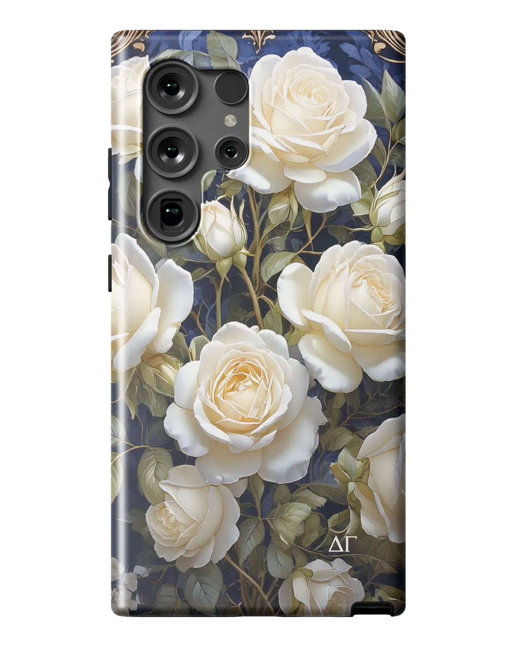 Delta Gamma Samsung Galaxy 24, 23 Mobile Phone Case - Roses Matte Mobile Phone Cases